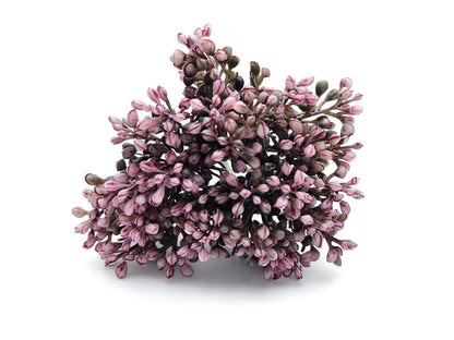 Real Touch Faux Pink Sedum Bundle 9" T | High Quality Artificial Succulent Bush/Spray/Stem/Pick