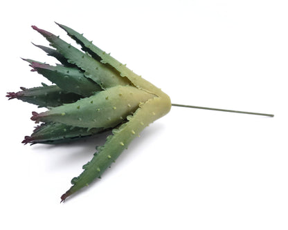 Real Touch Faux Agave Pick 6.5" - Green | Faux Succulent Pick | High Quality Artificial Plant | 1 count